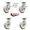 Service Caster 8 Inch Kingpinless Nylon Wheel Caster Swivel Locks 2 Brakes, 4PK SCC-KP30S820-NYR-SLB-BSL-2-BSL-2 - alternate 3